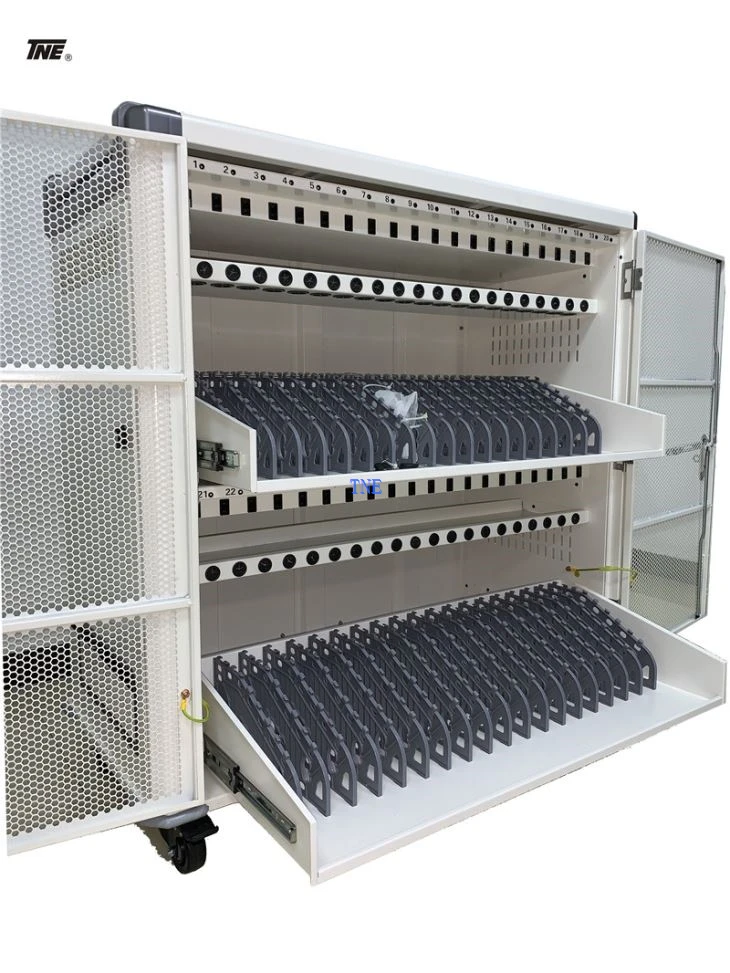 Smart Charging Cart For Laptop Charging Station Used In School